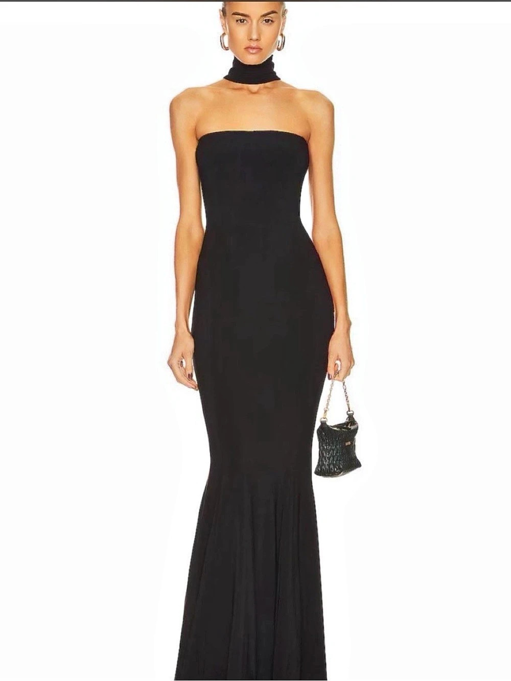 Norma Kamali Black Gown